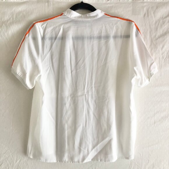 White Buttondown Shirt & Shorts Set - Picture 4 of 7